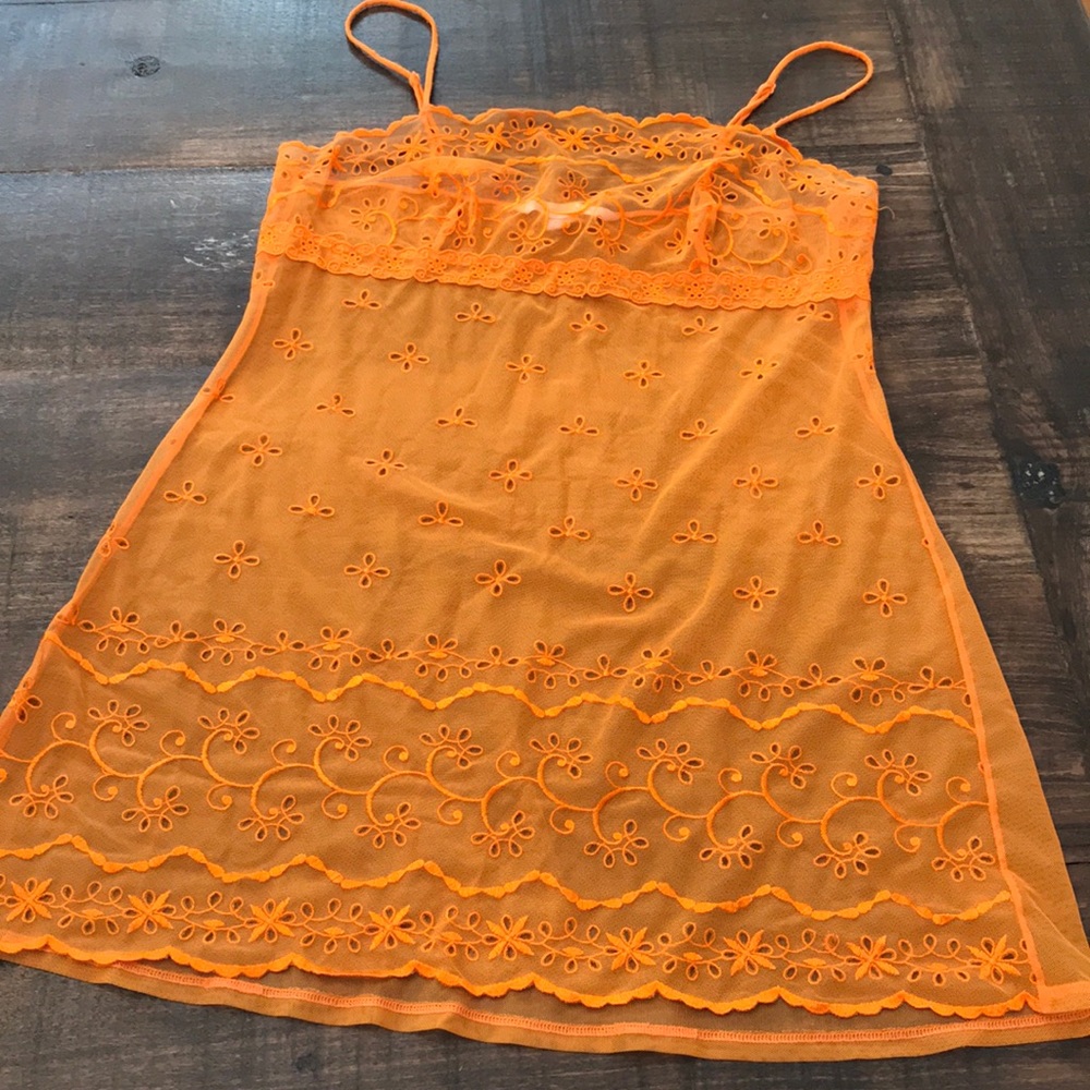 Orange lingerie